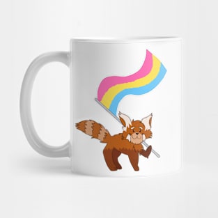 Red Panda Pansexual Pride Mug